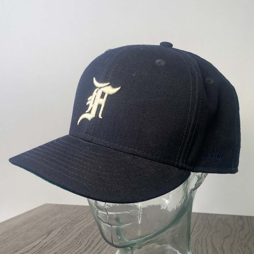 Fear of God New Era 100% Wool Navy Cap with Logo Size 8” Fitted